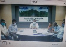 Kalahandi District Officials with Local Representatives Participated Through VC;?>