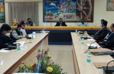 Satyabrat Sahu,IAS taking the Review on MSME Sector