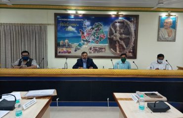 Satyabrat Sahu,IAS taking the Review on MSME Sector