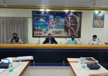 Satyabrat Sahu,IAS taking the Review on MSME Sector;?>