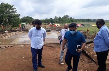୨୦.୦୬.୨୦୨୧ ତାରିଖରେ ନବରଙ୍ଗପୁର ଜିଲ୍ଲାର  ଡିଜିସାଲାପା ଏଚଏଲ ବ୍ରିଜ୍  ପରିଦର୍ଶନ