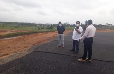 ୧୯.୦୬.୨୦୨୧ ତାରିଖରେ  ଜଯପୁର ଏୟାରଷ୍ଟ୍ରିପ୍  ପରିଦର୍ଶନ କଲେ