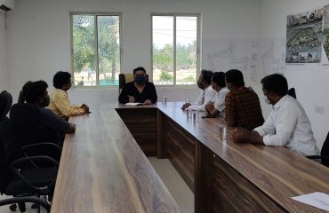 Ongoing IISER Complex at Laudigaon(Konisi) and meeting with officials 17/7/2021