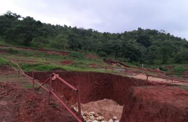 Ongoing work of 650 bedded Teaching Hospital and Residential site at Saheed Laxman Nayak Medical College & Hospital, Koraput 19/8/21