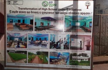 High school transformation work at Koraput Govt. Girls' High School 19.08.2021.