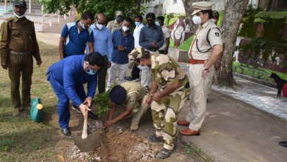 Planting tree sapling by RDC in commemoration of Independence Day, 2021