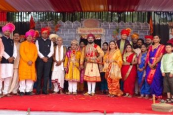 Shiva coronation celebrated with enthusiasm in Zilla Parishad Kolhapur