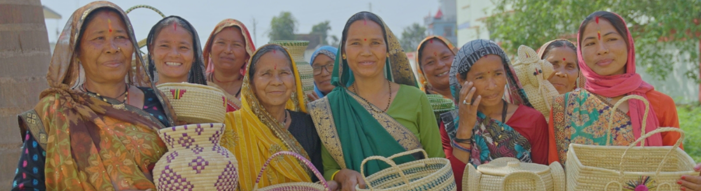 Women Showcasing their products