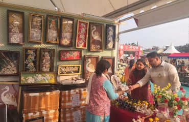 Showcasing Elegant Handcrafted Shell Art at Nainital SARAS Fair