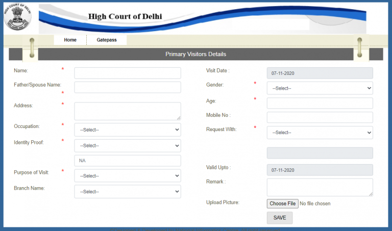 E Visitor Gate Pass ‘online Gate Pass Registration System Official