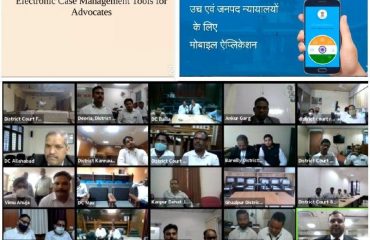 Electronic Case Management Tools for Advocates Training Programme at Uttar Pradesh