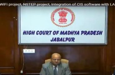 e-Inauguration of CIS Software Integration with Land Records N-STEP Secure Wi-Fi Project at HC of MP-2