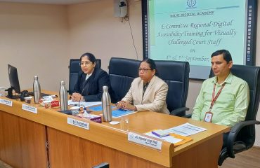 eCommittee Conducts a Regional Digital Accessibility Training (North Zone) for Visually Challenged Court Staff at Delhi Judicial Academy