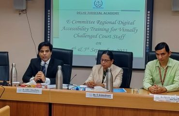 eCommittee Conducts a Regional Digital Accessibility Training (North Zone) for Visually Challenged Court Staff at Delhi Judicial Academy