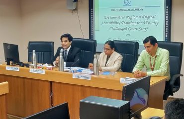 eCommittee Conducts a Regional Digital Accessibility Training (North Zone) for Visually Challenged Court Staff at Delhi Judicial Academy