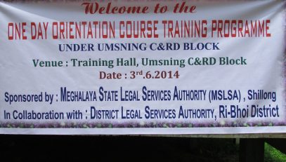 Orientation Training Programme