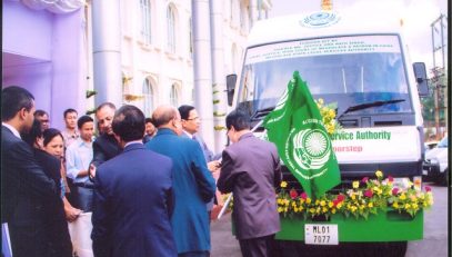 Flagged off Mobile Lok Adalat Van,Meghalaya