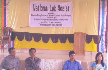 National Lok Adalat held at DC Office Mawkyrwat