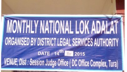 Monthly National Lok Adalat, MGNREGS and Land Acquisition