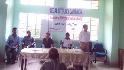 Legal Literacy Campaign held at Gambagre C&amp;RD Block, Tura