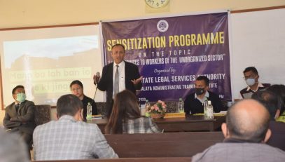SENSITIZATION PROGRAMME ON LEGAL SERVICES TO WORKERS OF THE UNORGANISED SECTOR