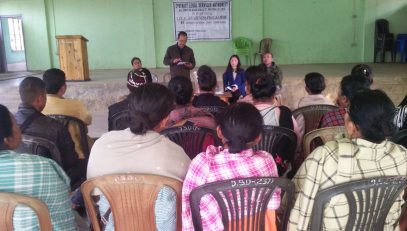 Constitutional campaign at Umling Village