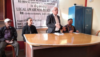 Constitutional campaign at Umling Village