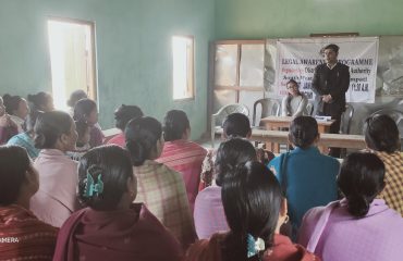 Legal Awareness programme organised by DLSA Ampati at Nirgini – 2