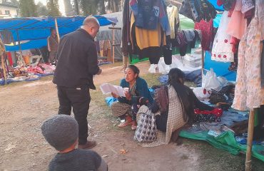 Distribution of pamphlets at Smit – 3