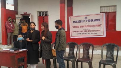 LEGAL AWARENESS PROGRAMM &#8216;ACCESSING JUSTICE TO CONVICTS IN PRISONS, DISTRICT JAIL SHILLONG