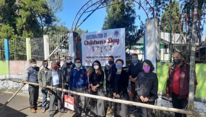 OBSERVATION OF CHILDREN&#8217;S DAYS BY VISITING A.W THOMAS GIRLS HOME, JAIAW LUMSYNTIEW, SHILLONG
