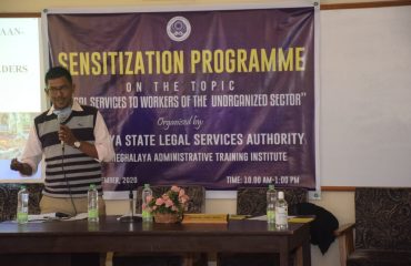SENSITIZATION PROGRAMME ON LEGAL SERVICES TO WORKERS OF THE UNORGANISED SECTOR – 3
