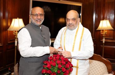 Hon'ble Governor Shri CP Radhakrishnan met Hon'ble Union Minister of Home Affairs and Cooperation Shri Amit Shah in New Delhi