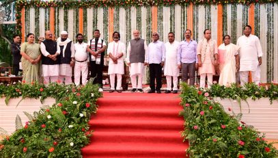 The Honourable Governor administered the oath of office and secrecy to the members of the State Council of Ministers at Raj Bhavan