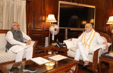 Hon'ble Governor Shri CP Radhakrishnan met Hon'ble Union Minister of Home Affairs and Cooperation Shri Amit Shah in New Delhi