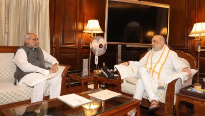 Hon'ble Governor Shri CP Radhakrishnan met Hon'ble Union Minister of Home Affairs and Cooperation Shri Amit Shah in New Delhi