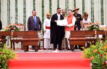 Hon’ble Governor Shri Santosh Kumar Gangwar took oath as the Governor of Jharkhand State.