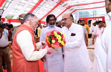 Hon’ble Governor Shri Santosh Kumar Gangwar took oath as the Governor of Jharkhand State.