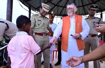 Honourable Governor of jharkhand at Bokaro