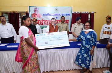 Honourable Governor of jharkhand at Simdega Jharkhand