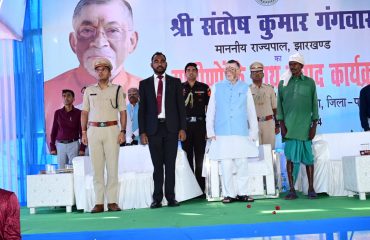 Honourable Governor of jharkhand at Pakud