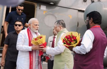 Honourable Prime minister of India Shri Narenda Modi at Ranchi Jharkhand