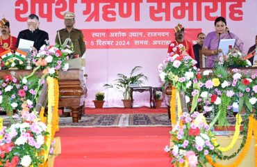 Oath ceremony at Raj Bhavan Jharkhand.