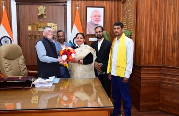 Honourable Governor of jharkhand at Raj Bhavan Jharkhand.