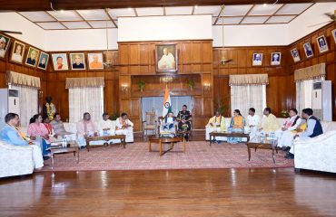 Honourable Governor of jharkhand at Raj Bhavan Jharkhand.
