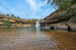 Gaurghat Waterfall front