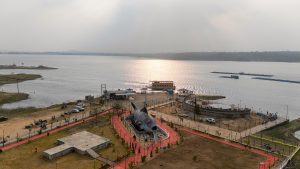 Jhumka dam drone view