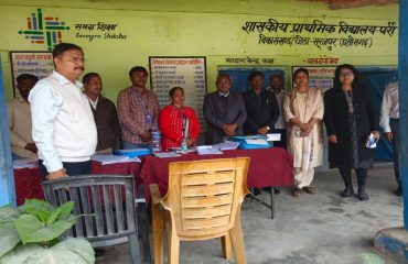 District Surjapur School Parri visit regarding SIR