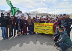 2nd batch of 40 sarpanches of Ladakh flagged off for training in Uttarakhand