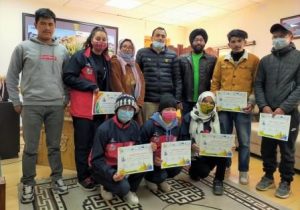 Secy Sports felicitates ice stock players from Ladakh for bringing laurels to UT in the recently concluded Ice Stock Sports Games